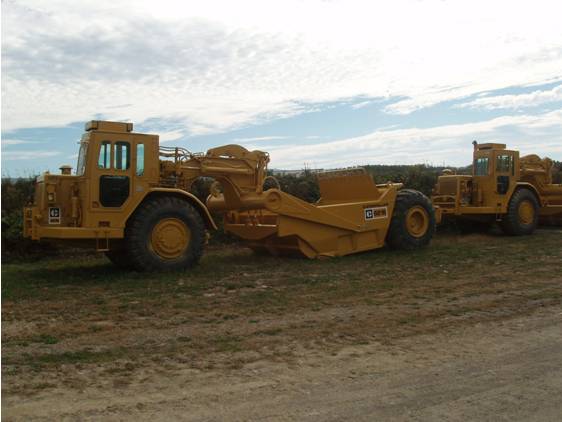 caterpillar scraper